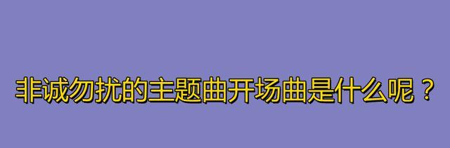 非诚勿扰的主题曲开场曲是什么呢？