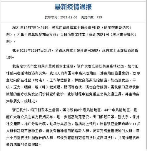 【冰城新闻】刚刚发布！汇总收藏望周知！黑龙江省公布肺炎疫情问题举报电话和咨询电话