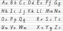 ABCD大小写26个字母